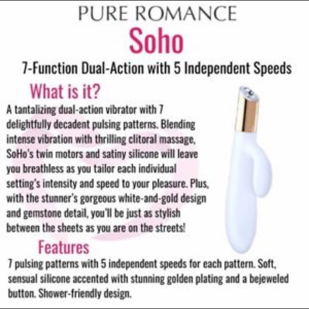 Pure Romance Soho Bedroom Accessory